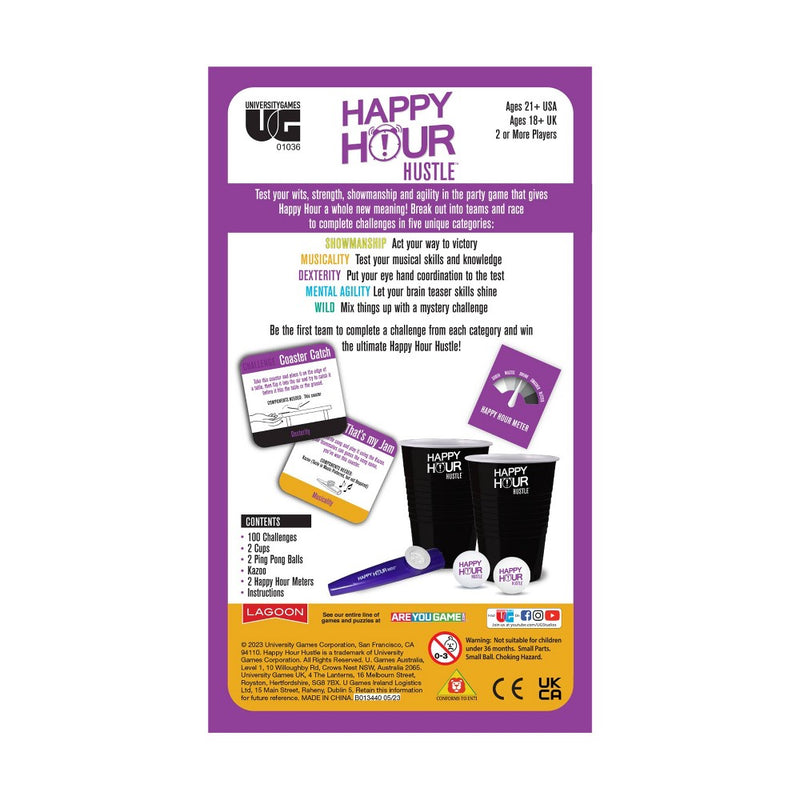 University Games Happy Hour Hustle Party Game
