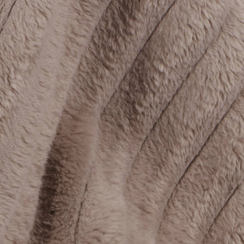 Channeled Plush Throw Blanket Gray - Room Essentials