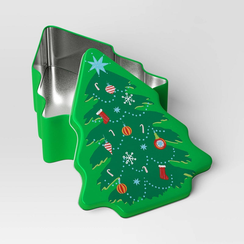 6.5"x8" Christmas Figural Tree Gift Box - Wondershop