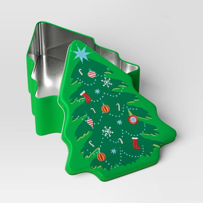 6.5"x8" Christmas Figural Tree Gift Box - Wondershop