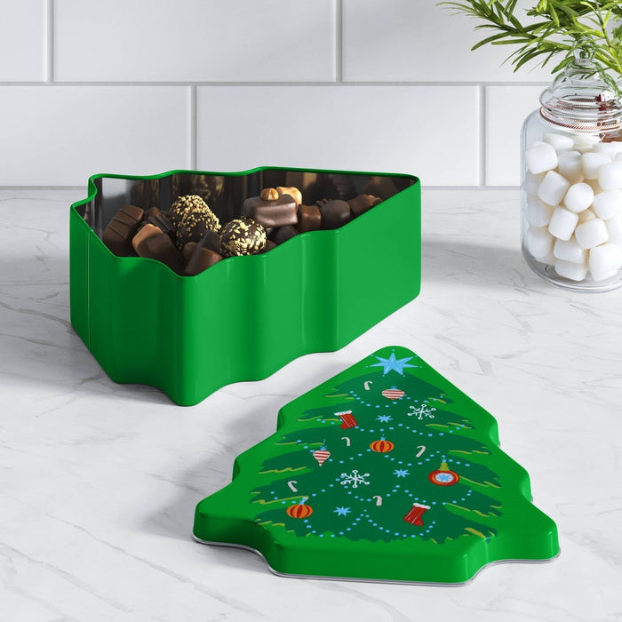 6.5"x8" Christmas Figural Tree Gift Box - Wondershop