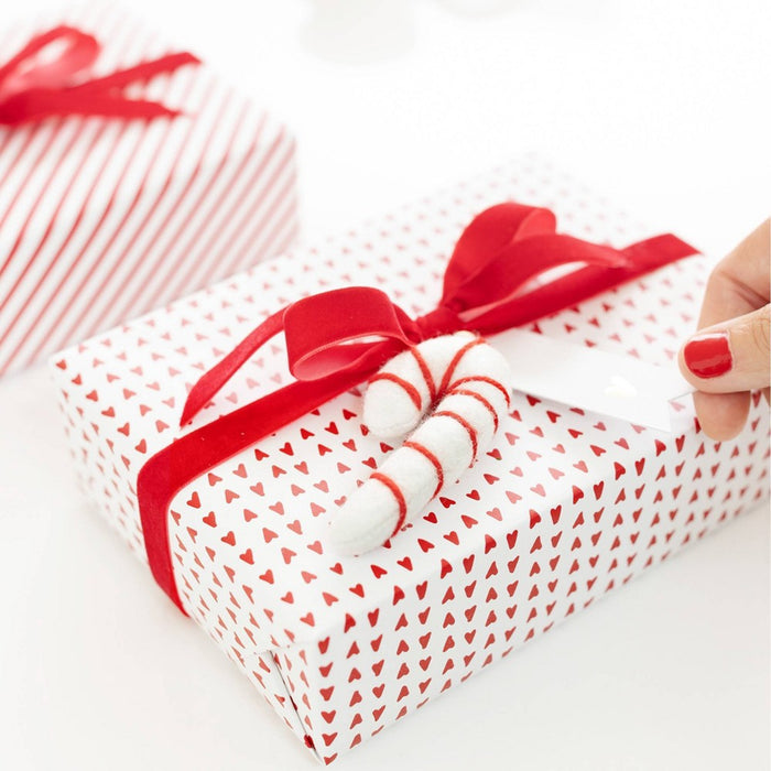 5/8" Velvet Fabric Ribbon 15' Red - Sugar Paper + Target