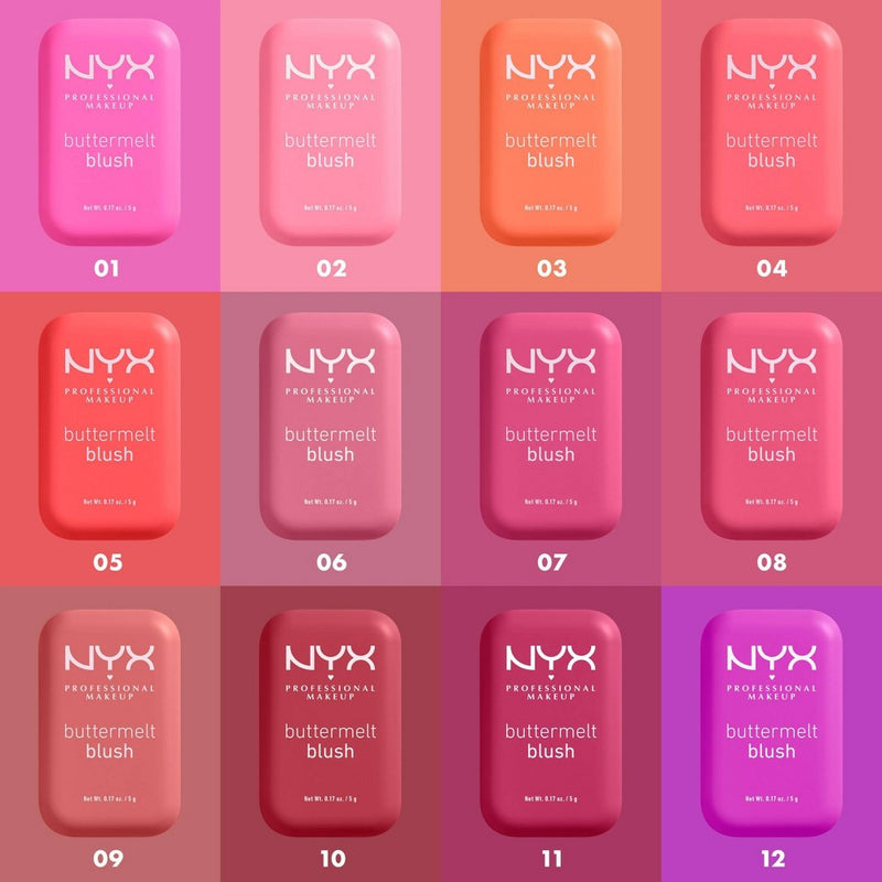 NYX Professional Makeup Buttermelt Blush - My Butta Half - 0.17oz