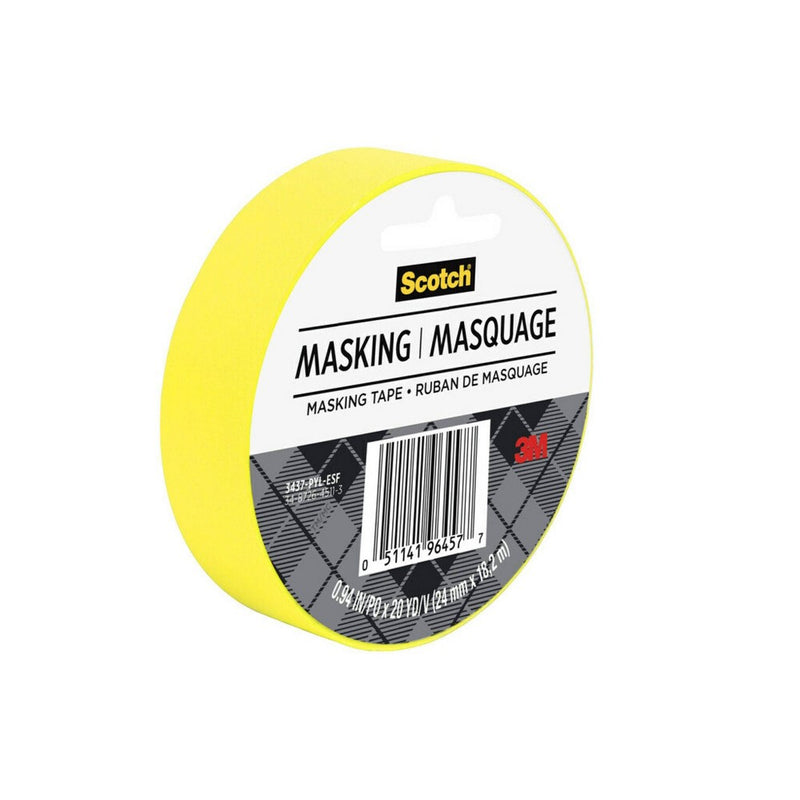 Scotch Expressions .94" x 20yd Masking Tape - Yellow