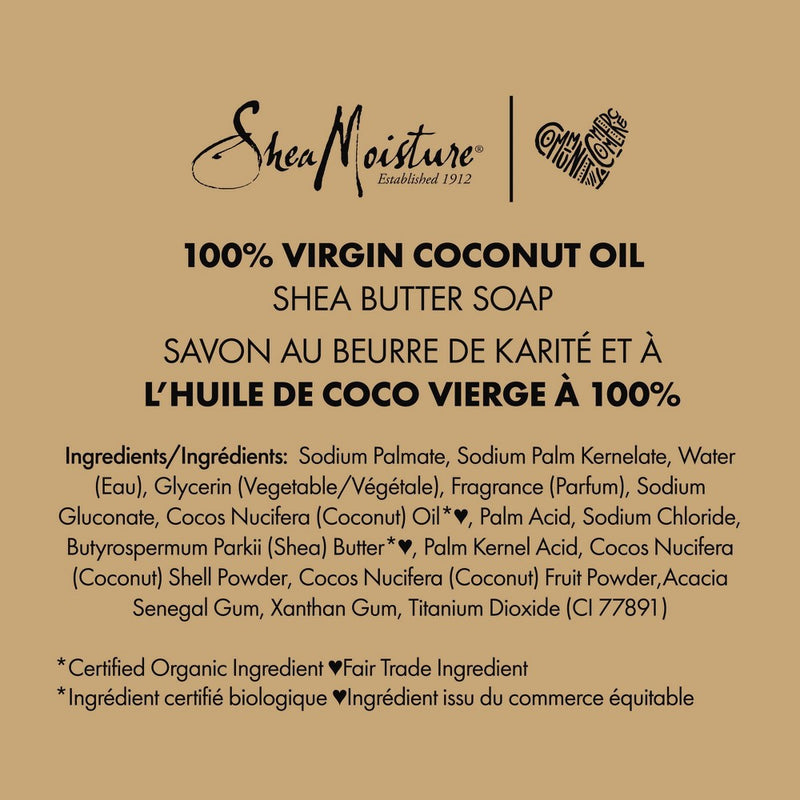 SheaMoisture 100% Virgin Coconut Oil Bar Soap - 8oz