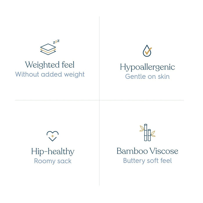 HALO Innovations Supersoft Rayon from Bamboo Sleepsack Wearable Blanket - Storm Gray - M