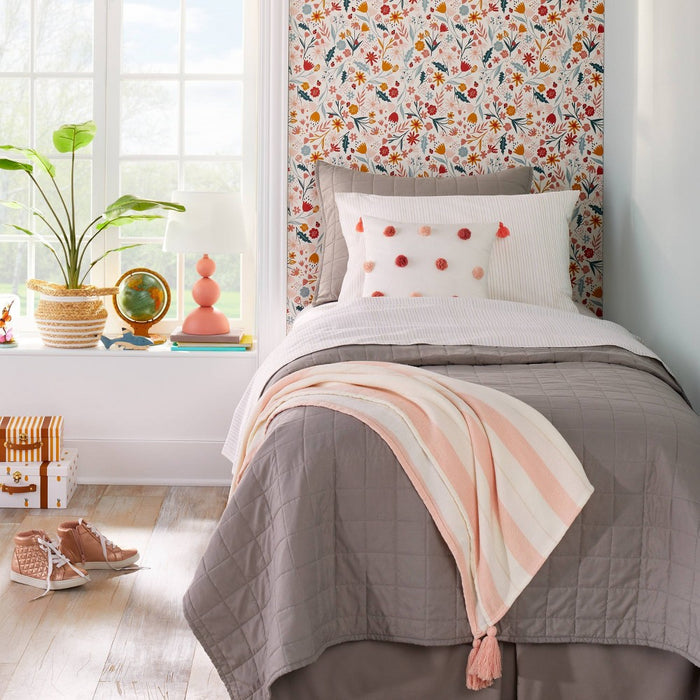 In the Garden Peel & Stick Kids' Wallpaper - Pillowfort