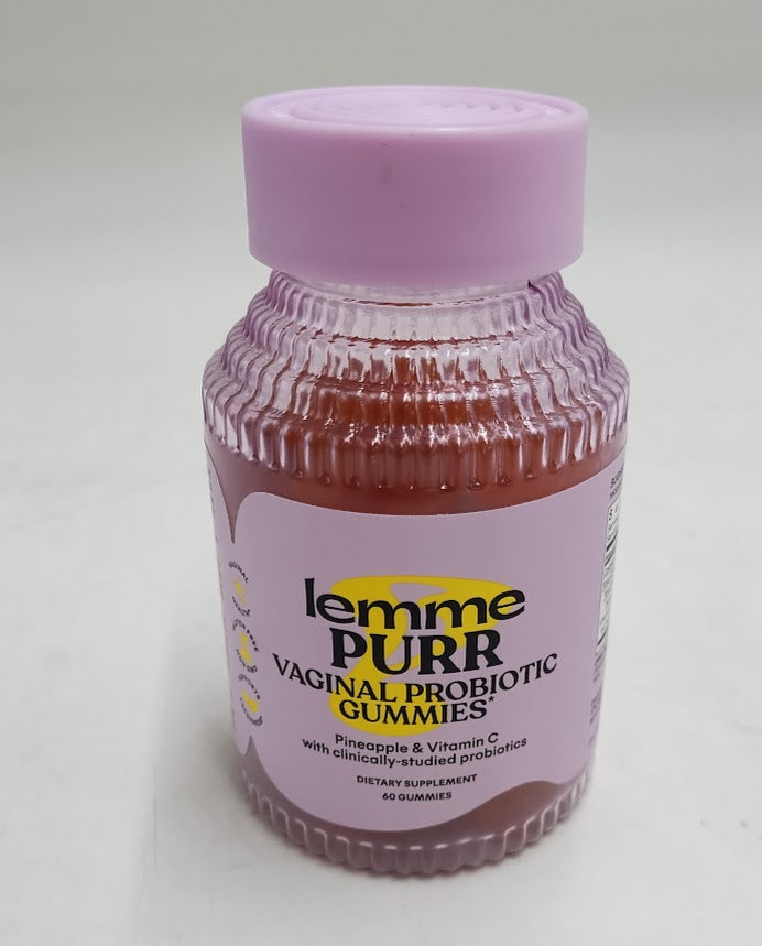 Lemme Purr Vaginal Probiotic Vegan Gummies - 60ct EX0 09/2026