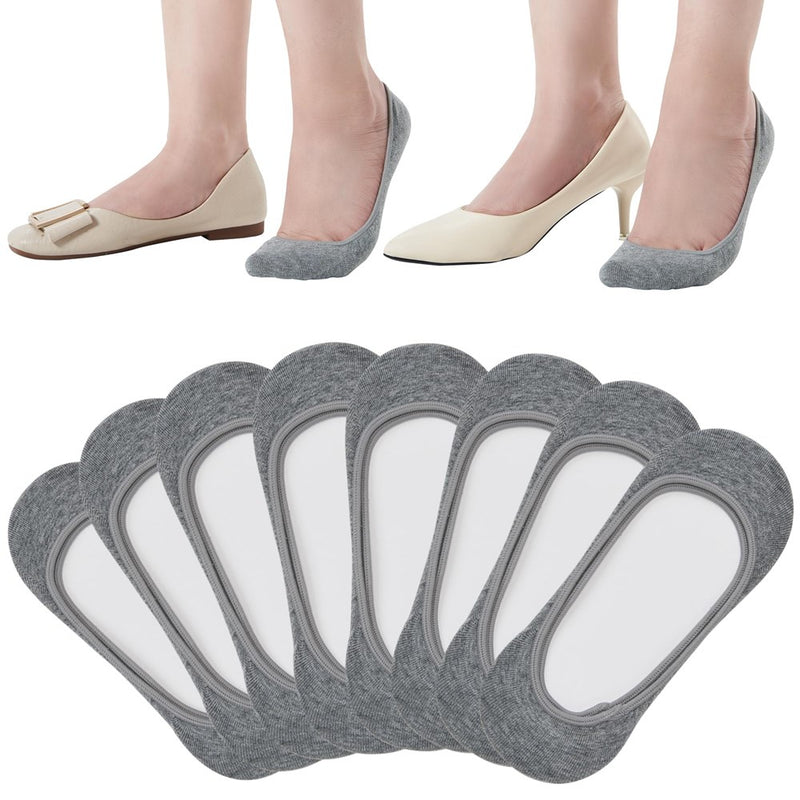 ATBITER 8 Pairs No Show Socks Women For Flats Ultra Low Cut Liner Non Slip Invisible Socks For Shoe Size 6-9/9-11
