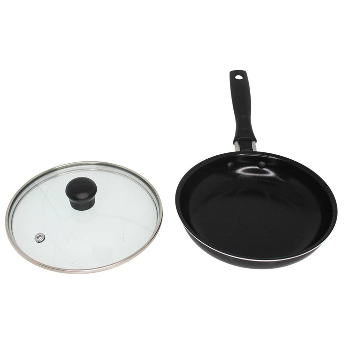 IMUSA Ceramic Mini Egg Pan with Handle Black: Small Nonstick Frying Pan, Aluminum, Hand Wash, Electric & Gas Compatible
