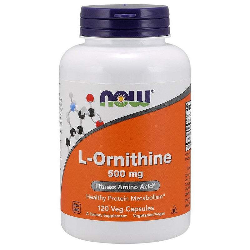 Now Foods Ornithine 500mg - 120 Capsule