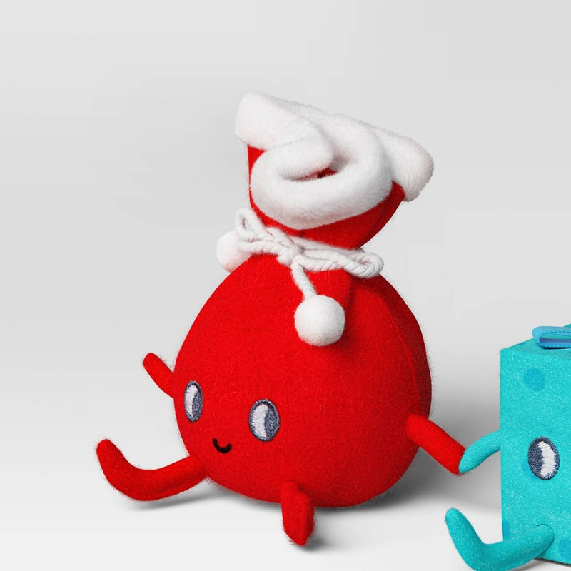 Felt Gift Bag and Gift Box Duo Christmas Figurine - Wondershop