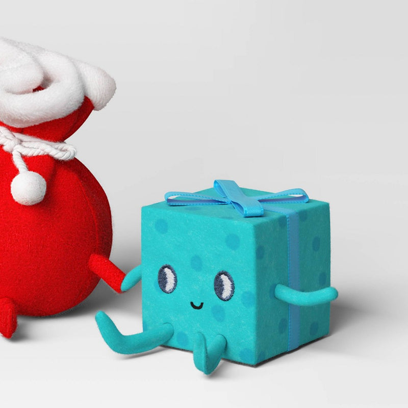 Felt Gift Bag and Gift Box Duo Christmas Figurine - Wondershop