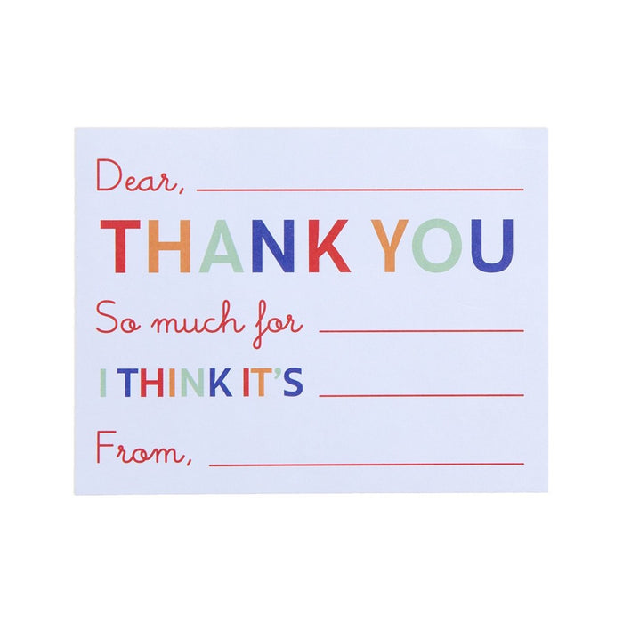 10ct Thank You Fill in Primary Cards