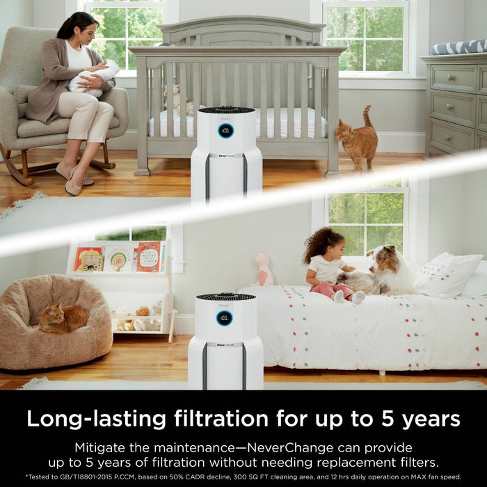 Shark Never Change Air Purifier Max HP302: True HEPA, 5 Settings, 1200-1500 sq. ft., Programmable Timer, CARB Certified (LOCAL PICKUP ONLY)