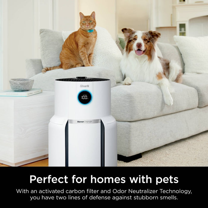 Shark Never Change Air Purifier Max HP302: True HEPA, 5 Settings, 1200-1500 sq. ft., Programmable Timer, CARB Certified (LOCAL PICKUP ONLY)