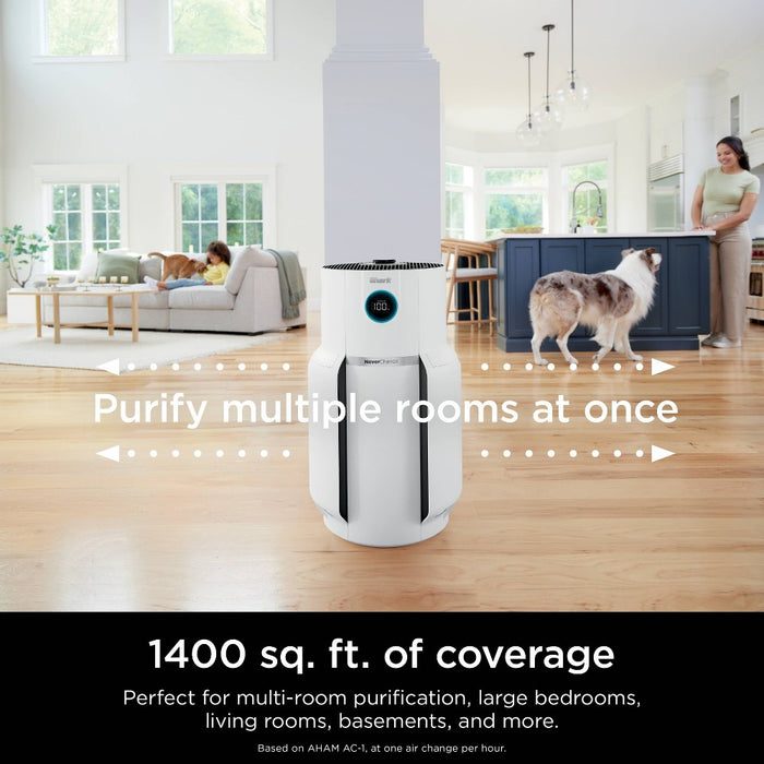 Shark Never Change Air Purifier Max HP302: True HEPA, 5 Settings, 1200-1500 sq. ft., Programmable Timer, CARB Certified (LOCAL PICKUP ONLY)