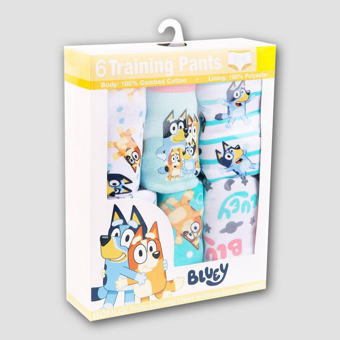 Toddler Bluey 6pk Training Underwear - 3T
