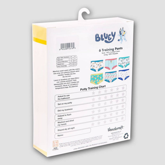 Toddler Bluey 6pk Training Underwear - 3T