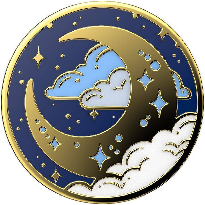 PopSockets PopGrip Enamel Cell Phone Grip & Stand - Fly Me To The Moon