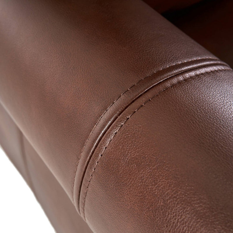 Torreon Polyurethane Leather Recliner Club Chair: Pushback, Birch Wood Legs - Christopher Knight Home (LOCAL PICKUP ONLY)