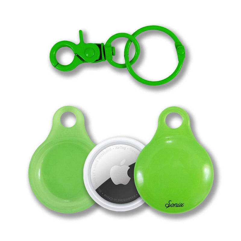 Sonix Apple AirTag Cover - Jelly Lime