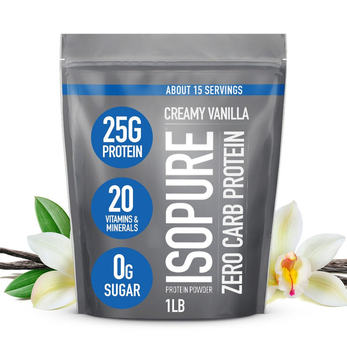 Isopure Zero Carb Protein Powder - Vanilla - 16oz