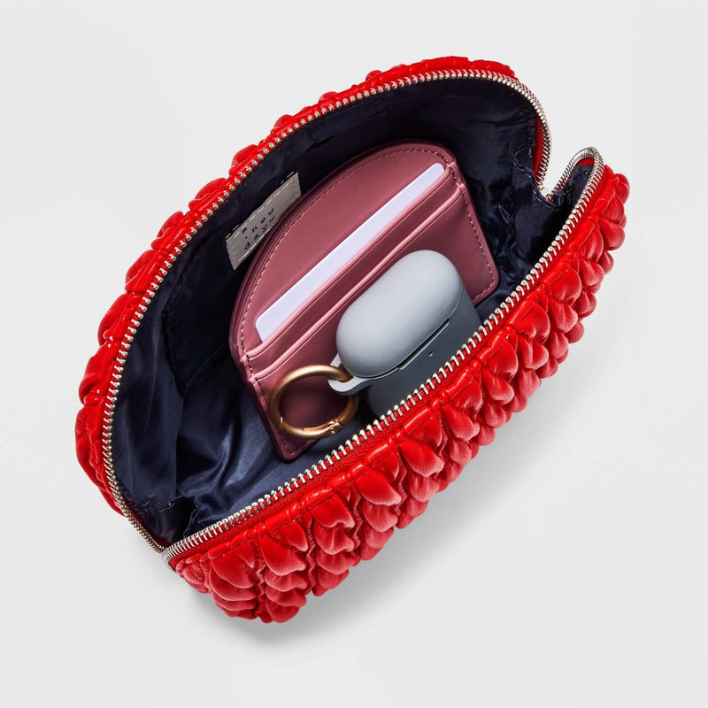 Rounded Pouch Bag - A New Day Red