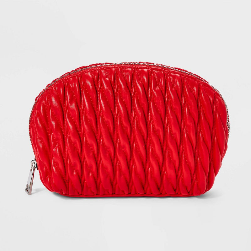 Rounded Pouch Bag - A New Day Red