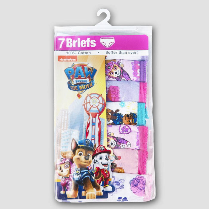 Girls' PAW Patrol 7pk Underwear - 4