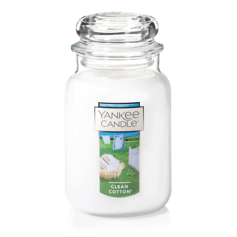 22oz Clean Cotton Original Large Jar Candle