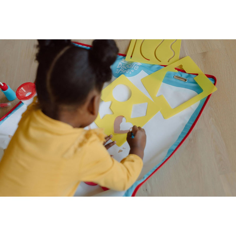 Giant Aqua Draw Door & Floor Doodle Mat with 22 Mess-Free Tools - Chuckle & Roar