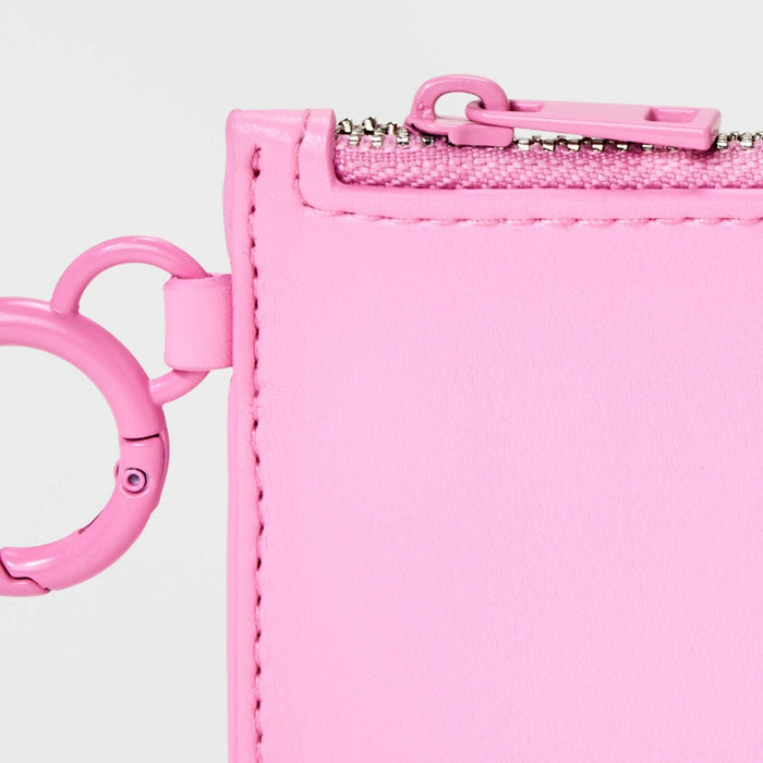 L-Zip Card Case - A New Day Pink