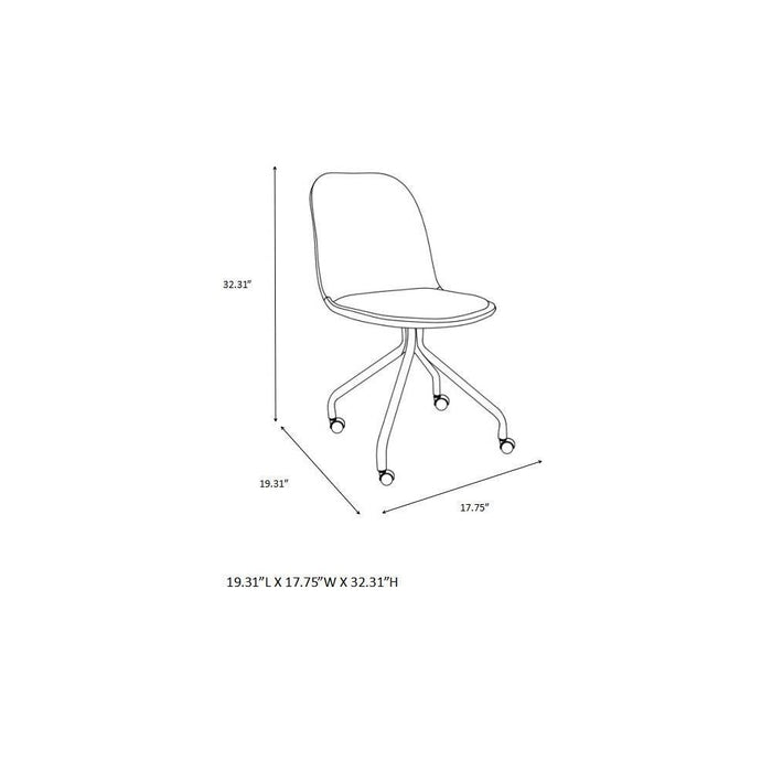 Rolling Kids' Desk Chair Navy - Pillowfort (LOCAL PICKUP ONLY)