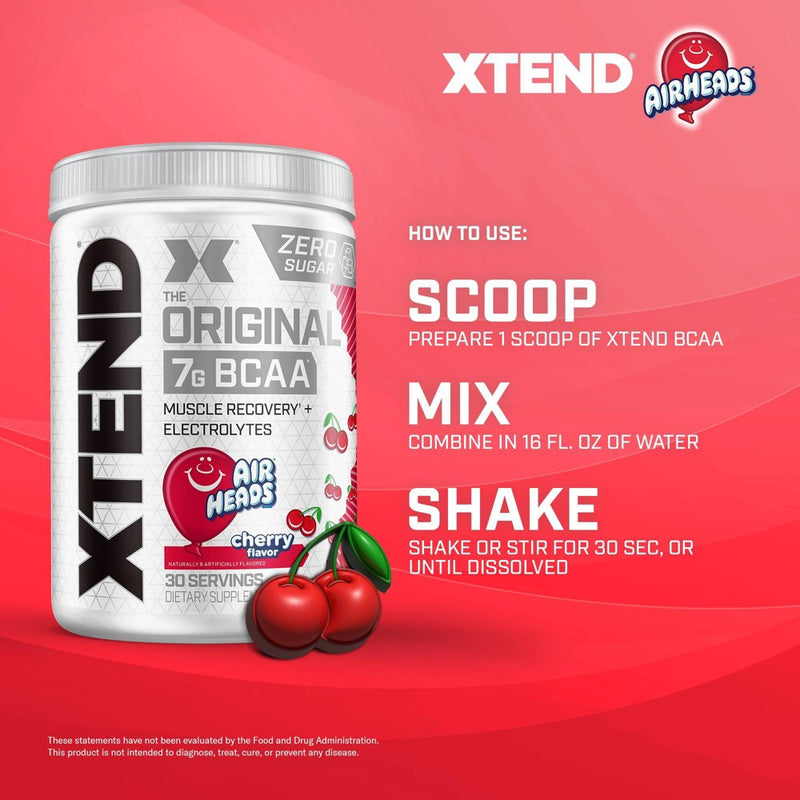 Xtend Original Cherry Airheads Dietary Supplements - 14oz/30ct