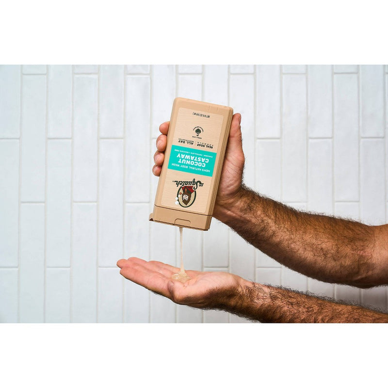 DR. SQUATCH Men's Non-Exfoliating Body Wash - Coconut Castaway - 14 fl oz