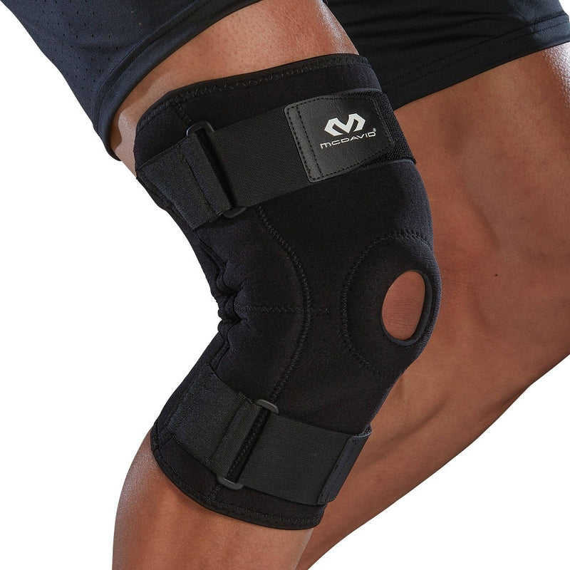 McDavid Sport Knee Brace with Hinges - Black - L/XL