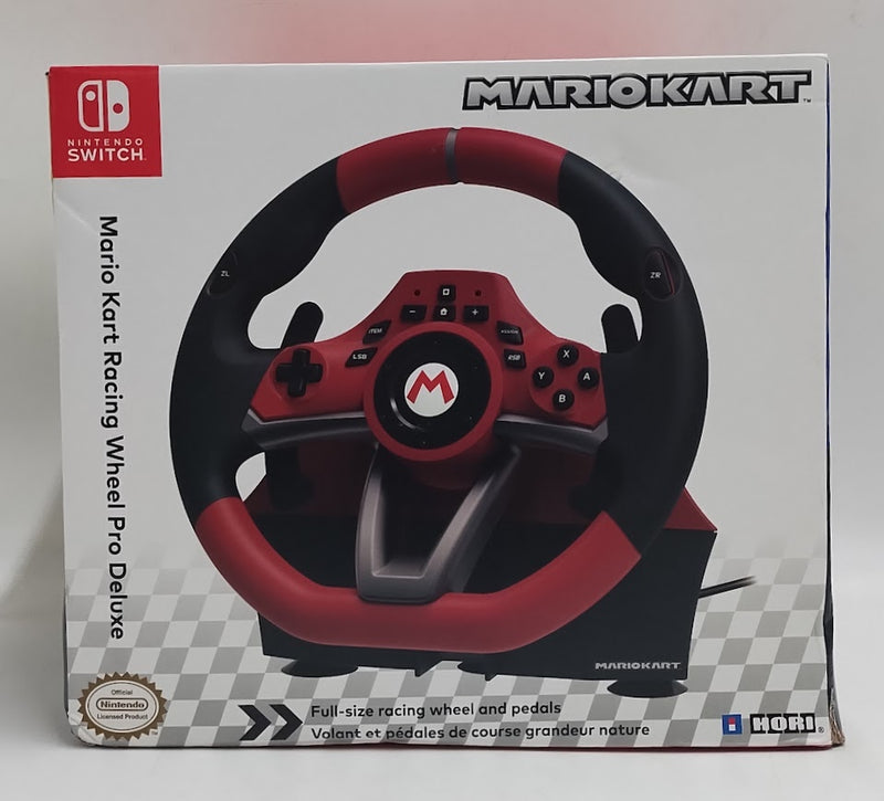 Hori Nintendo Switch Mario Kart Racing Wheel Pro Deluxe SEE DETAILS