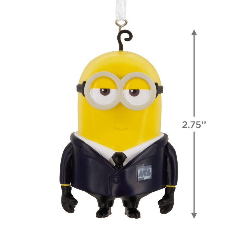 Hallmark Despicable Me 4 AVL Suit Gus Christmas Tree Ornament: Minion Ornament, Indoor Decoration