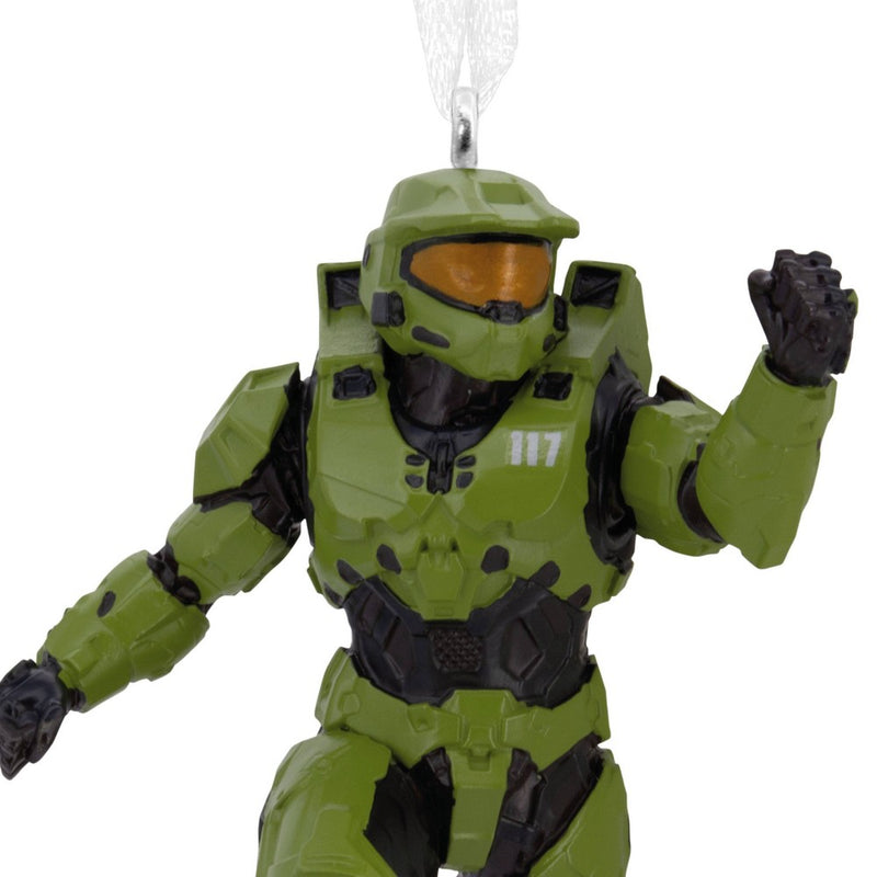 Hallmark Halo Master Chief Christmas Tree Ornament: Video Game Series Collectible, Indoor Decoration