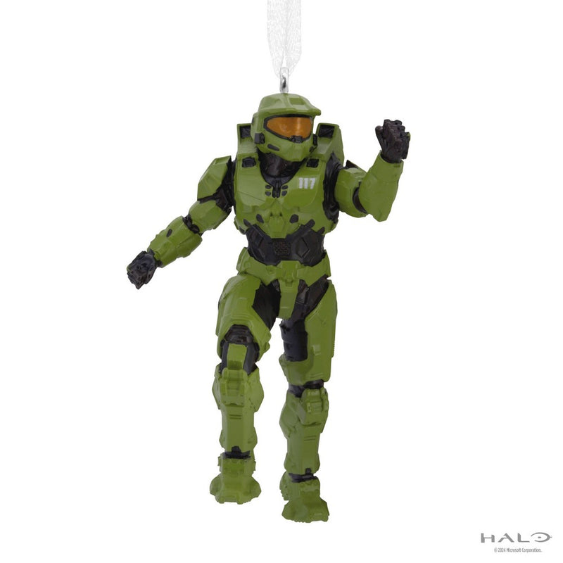 Hallmark Halo Master Chief Christmas Tree Ornament: Video Game Series Collectible, Indoor Decoration