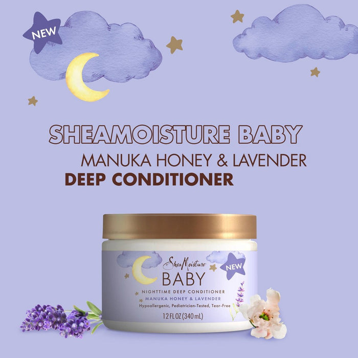 SheaMoisture Baby Manuka Honey & Lavender Nighttime Deep Conditioner - 12 fl oz