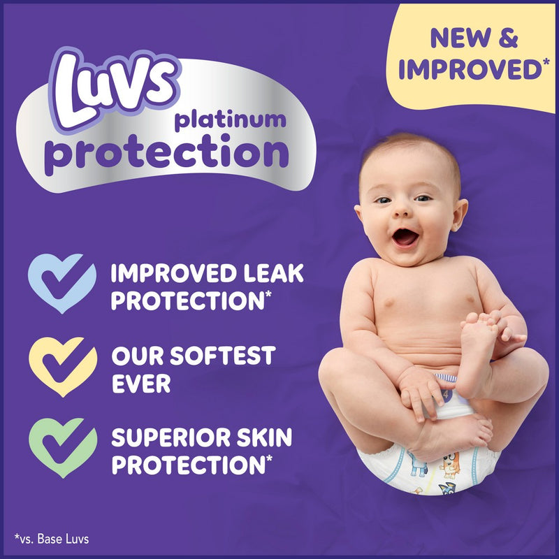 Luvs Pro Level Leak Protection Diapers Big Pack - Size 2 - 108ct