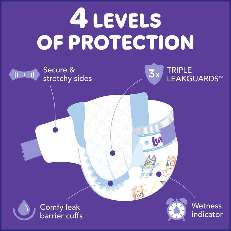 Luvs Pro Level Leak Protection Diapers Big Pack - Size 2 - 108ct