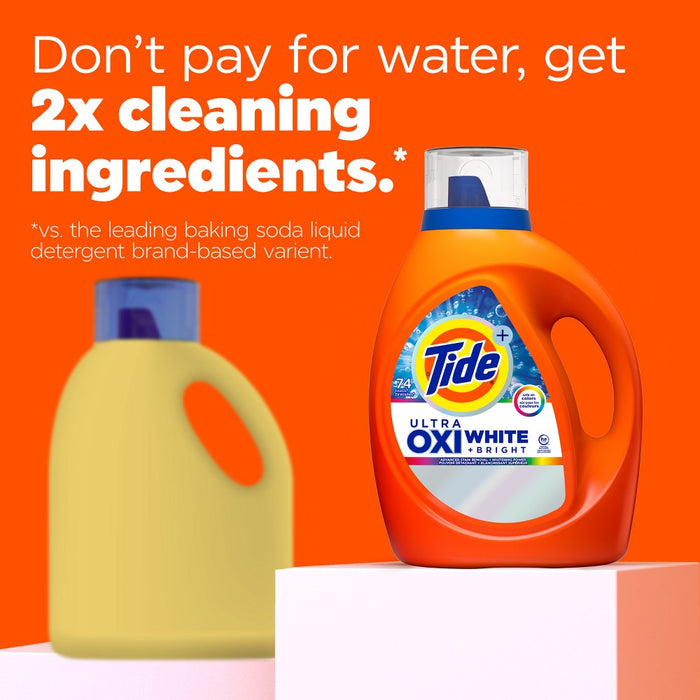 Tide Ultra Oxi Whitening HE Compatible Laundry Detergent Soap - 84 fl oz