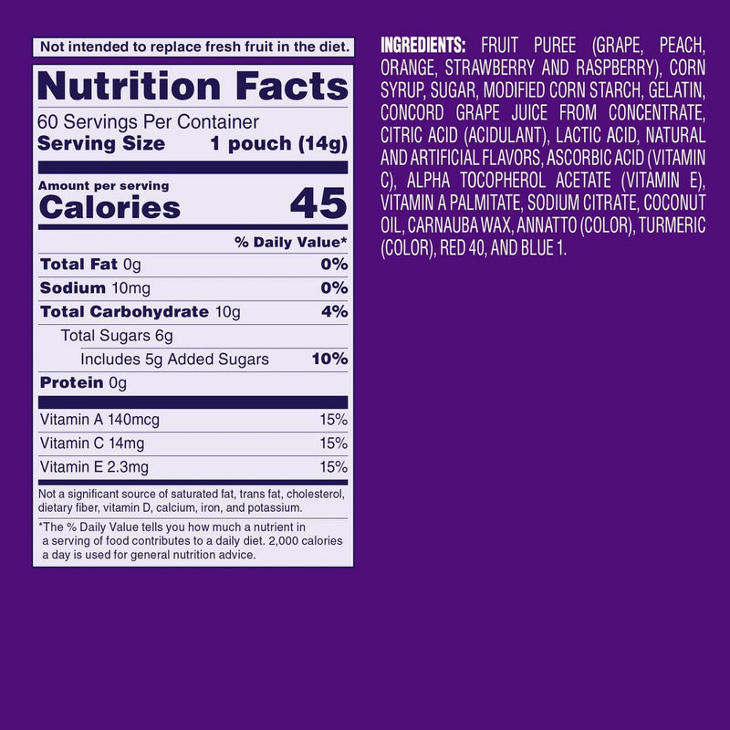 Welch's Halloween Mixed Fruit Fruit Snacks - 30oz/60ct