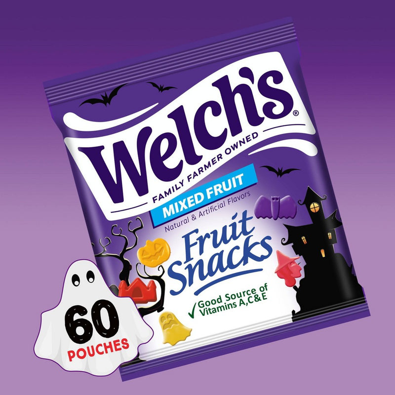 Welch's Halloween Mixed Fruit Fruit Snacks - 30oz/60ct