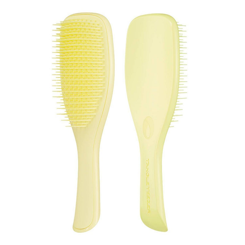 Tangle Teezer Plant Brush Naturally Curly Detangling Hair Brush - Pastel Lemon