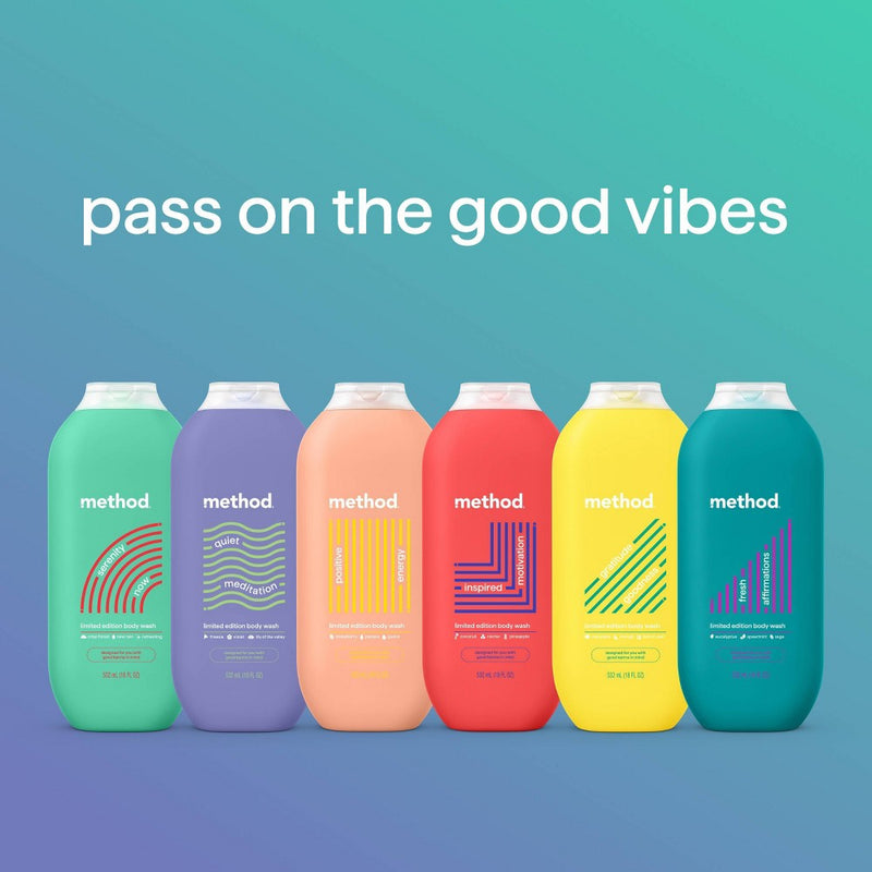 Method Fresh Affirmations Body Wash - Good Karma Limited Edition Collection - 18oz