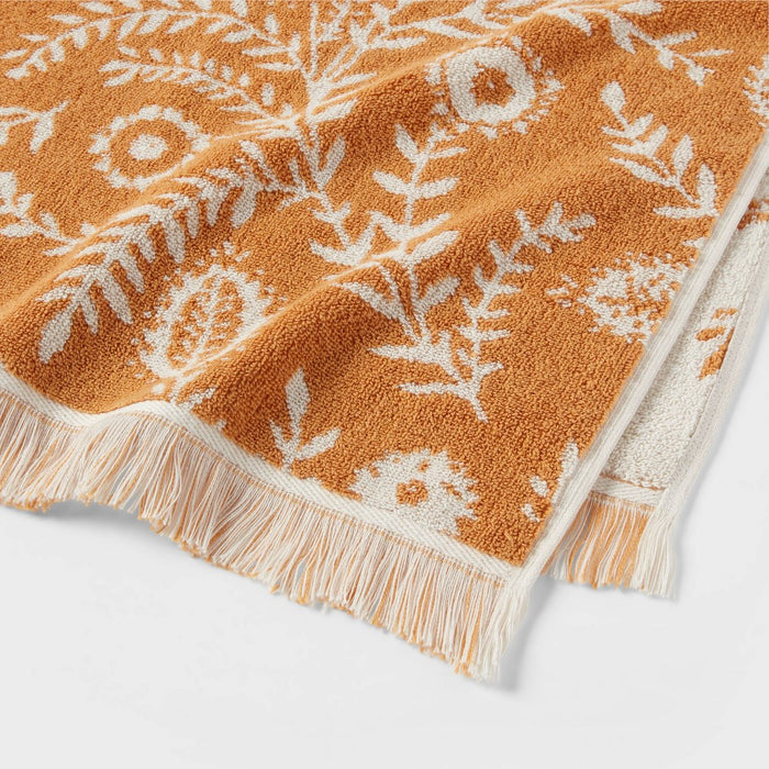 6pc Bath Towel Set Yellow - Threshold
